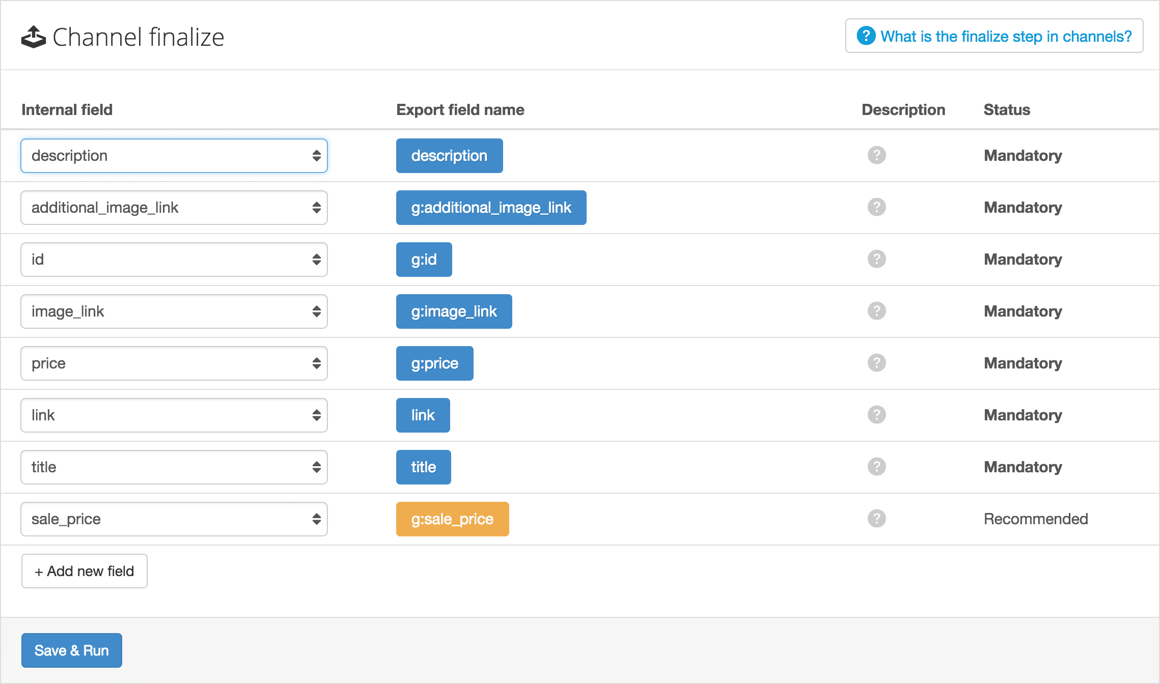 Finalizing the Publitas channel in Channable.