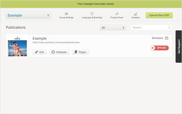 Choosing a language on group level step 5